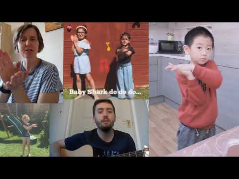Monksdown Distance Dance Challenge! Baby Shark