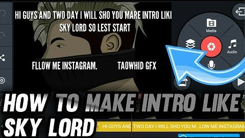 HOW TO MAKE INTRO LIKE SKY LORD