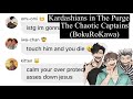Haikyuu Text Prank || The Chaotic Captains (BokuRoKawa) || Kardashians in The Purge