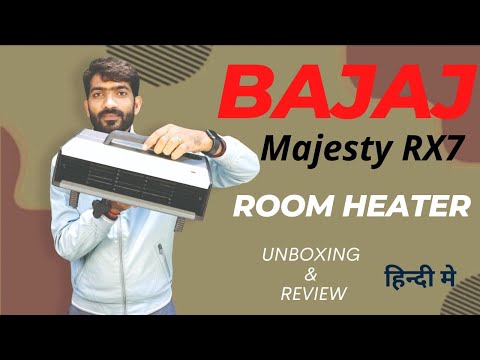 Bajaj Room Heater - Bajaj Room Heater Majesty RX 7 Unboxing & Review II Light Square