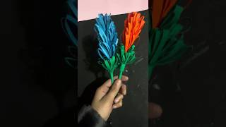 Wait for Final Look 😍 | Beautiful Paper Flower Craft 🌸ytshorts #diy #craft #art #shorts #papercraft