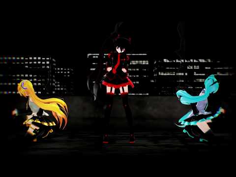 【MMD】Disturbia 【Neru , Zatsune , Miku】