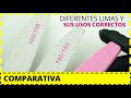 LIMAS - ¿Para que sirve cada una y como utilizarlas?/ Cuales son las más necesarias.