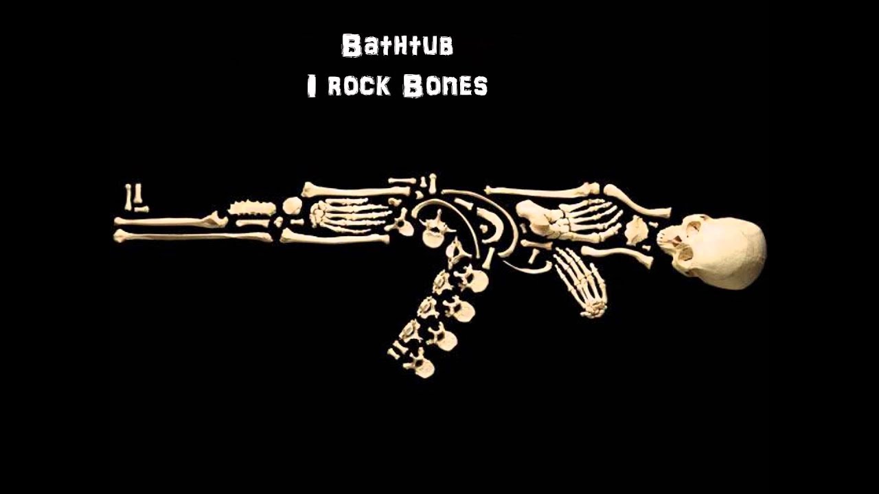 Bones rocks. Оригинальная реклама пуля. Guns Art vector. Choppa Gun.