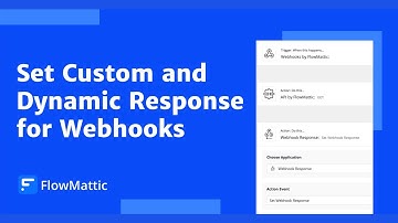 How to set dynamic custom response for webhook in FlowMattic WordPress Automation Plugin