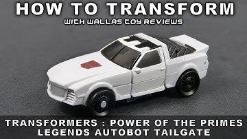 How to Transform LEGENDS TAILGATE from Transformers Power Of The Primes