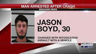 Man arrested after crash seriously injured one Man arrested after crash seriously injured one