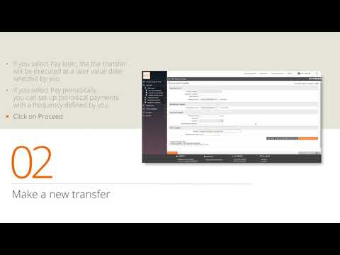 Tutorial - Transfers from Internet Banking - English