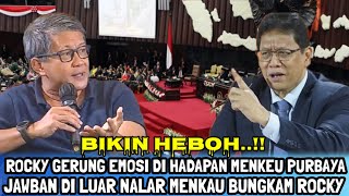 BIKIN HEBOH!! ROCKY TAMPIL EMOSI DI HADAPAN PURBAYA, SATU KALIMAT PURBAYA BIKIN ROCKY TERBUNGKAM?!