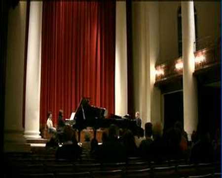 Mozart Sonata with Ivory Duo two-piano team