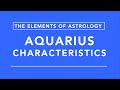 Aquarius the free thinker