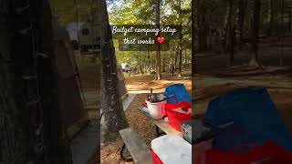Our Cozy Camping Setup 🏕️✨