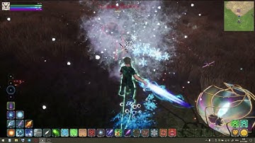 Ice bolt and comet, Elemental Sword, Gudoudama Orbs #UE5 #ALSv4 #Naruto #UnrealEngine #Aura #gamedev