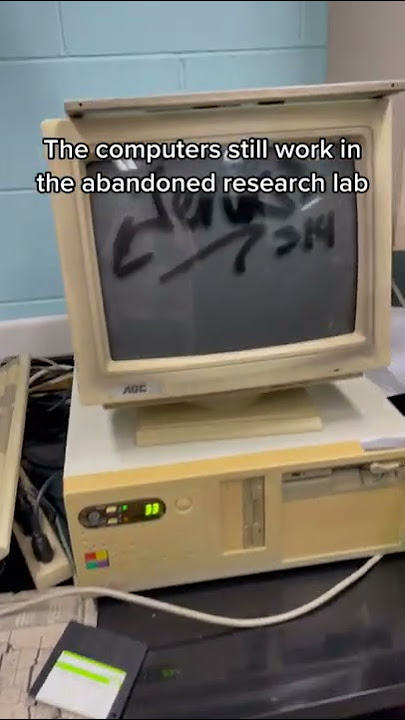 The computers still work in the abandoned research lab