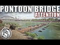 Pontoon bridge attention on arnhem map in post scriptum gameplay