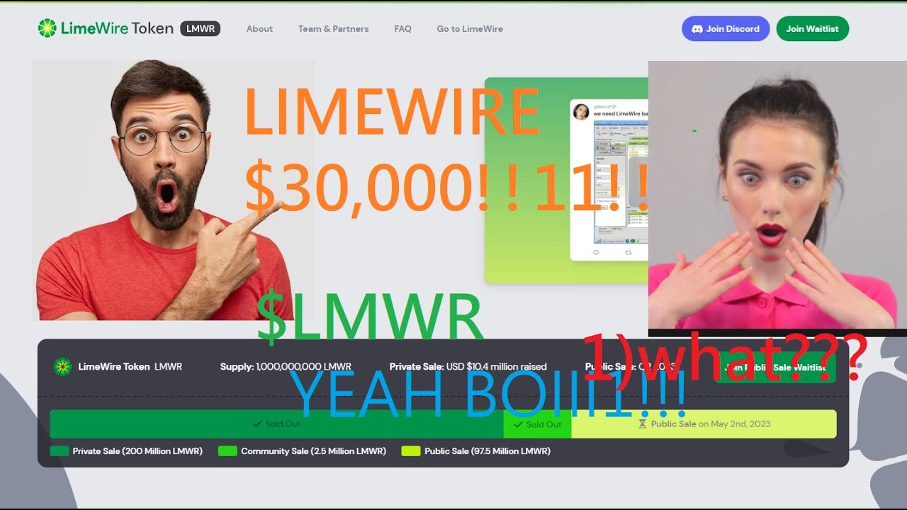 Limewire Token How to win 30,000 worth of lmwr YouTube