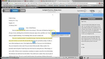 Viewing Instructor Feedback in GradeMark