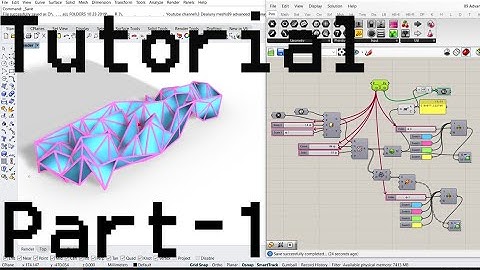 Grasshopper Tutorial : Part 1| Octopus, OPTIMIZATION , Form Generation , Triangulation Delaunay Mesh