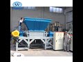 Painting Pails Steel Busket and Barrel Drum Double Shaft Shredder Machine