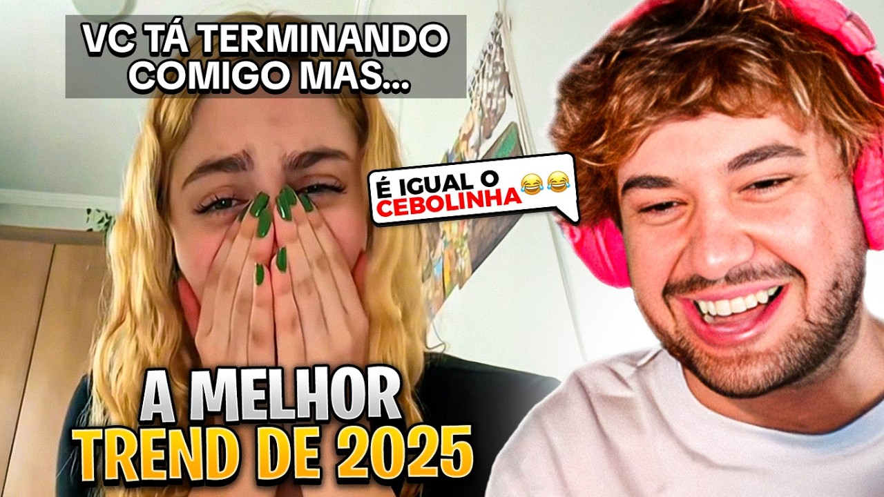 REAGINDO A TREND MAIS ENGRAÇADA DE 2025! (FIZ MINHA VERSÃO)