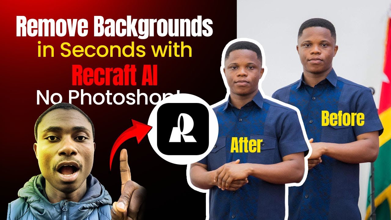 How to Remove Image Backgrounds Easily Using Recraft AI | No Photoshop ...