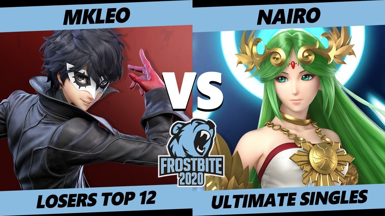 Frostbite 2020 SSBU Losers Top 12 - MkLeo (Joker) Vs. NRG | Nairo (Palutena) Smash Ultimate Singles