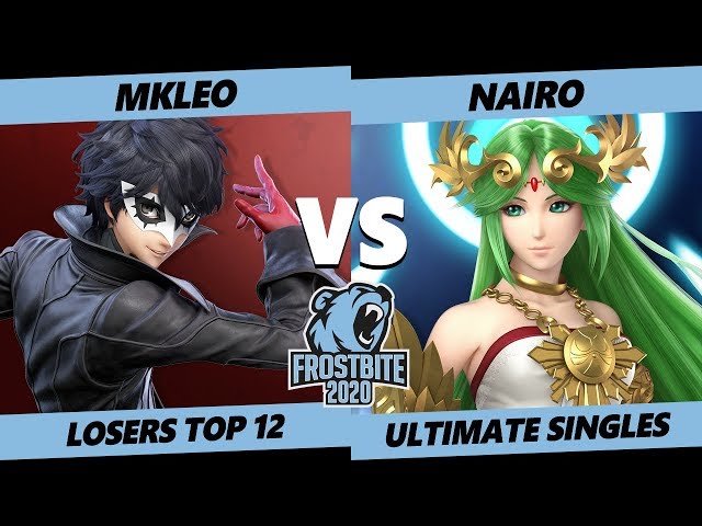 Frostbite 2020 SSBU Losers Top 12 - MkLeo (Joker) Vs. NRG | Nairo (Palutena) Smash Ultimate Singles