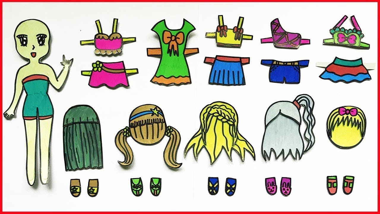 Vẽ Và Tô Màu Bộ Đồ Bơi Cho Bé Trai Và Bé Gái - Paint And Color Swimsuits  For Boys And Girls - Hướng Dẫn Vẽ Đơn Giản Và Đẹp Nhất -