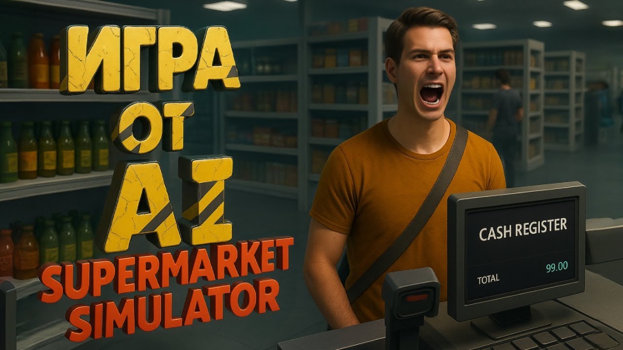 Как Нейросеть сделала игру за 24 часа - Симулятор супермаркета | Unity Game Dev