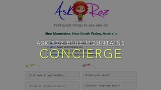 Ask Roz Blue Mountains Concierge eMag