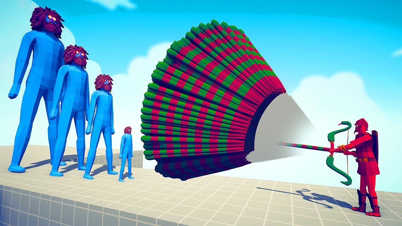 4 DIFFERENT SIZE OF ABNORMAL TITANS vs DUO GODS - Totally Accurate Battle Simulator TABS