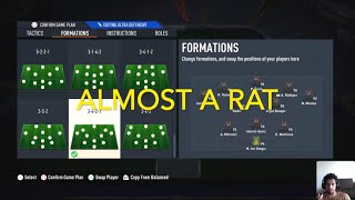 If you struggle defensively, use this | Fifa 23 Ultimate Team Rat 3421 formation | 