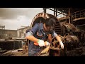 The talented girl repaired her uncle's hydroelectric generator!
