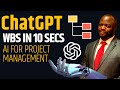 ChatGPT Builds WBS in 10 Seconds! PMPs &amp; Project Managers Observe!!