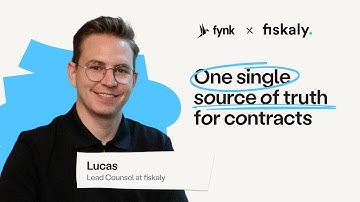fynk x fiskaly | How fynk delivers a single source of truth for contracts with custom dashboards