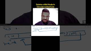 Delete a mid Node in Circular Linked List