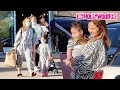 Catherine Paiz McBroom & The ACE Family Go Grocery Shopping In Matching Zebra Skin Outfits 3.5.21