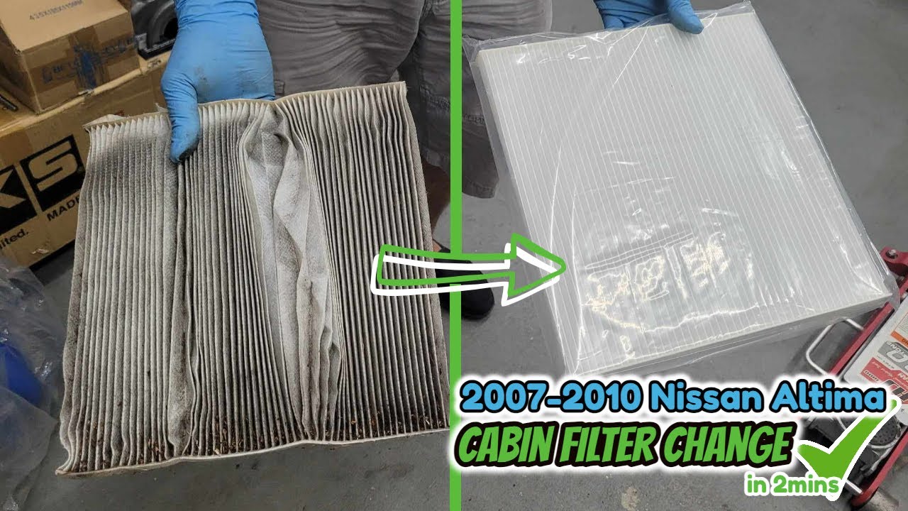 [DIY Car Maintenance] How to Replace Cabin Air Filter in 07-10 Nissan