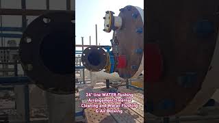 24 line WATER Flushing. ❄️Air Blowing #Internal Cleaning @pipingknowledge5360