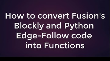 How To Convert Fusion