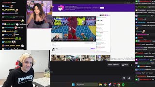 xQc reacts to Alinity Not being able to understand xQc after Hosting Him