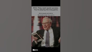 POV: They want quick success. You’re playing the long game