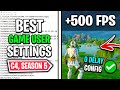 The BEST Game User Settings in Fortnite Season OG! 🔧 (MAX FPS + 0 Input Delay)