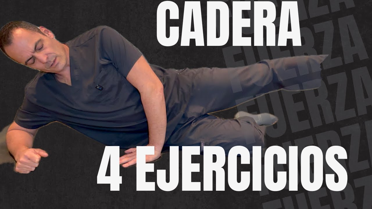 4 EJERCICIOS guiados para tu CADERA y MEjORAR tu CALIDAD muscular 