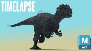 Animating a Dinosaur Run Cycle | Layered Animation Worklfow