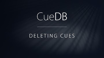 Deleting Cues in CueDB