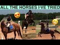 TRYING HORSES VLOG!! The good, bad, and ugly...