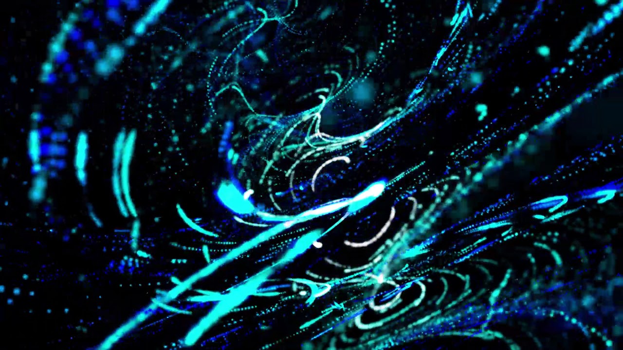 Abstract Motion Space Particles Free Animated Background Loophd
