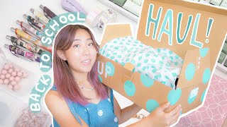 BACK TO SCHOOL SUPPLIES HAUL // let's prepare for inperson school!