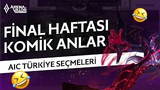 AIC Türkiye Seçmeleri Final Haftası En Komik Anlar